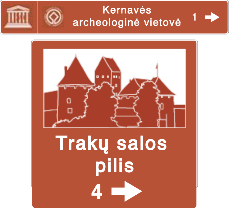 <p>Brown road signs. What is their purpose?</p>