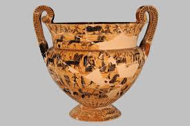 <p>Kleitias and Ergotimos: The Francois Vase, Greek, c. 570 BCE</p>