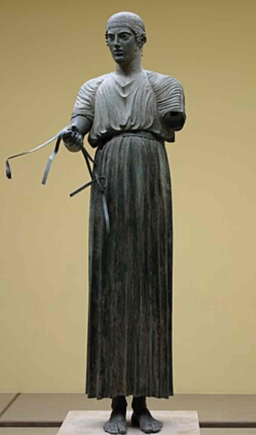 <p>The Delphic Charioteer</p><p>Height? Date? Material? Location?</p>