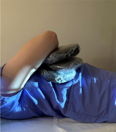 <ul><li><p>mid axilla → ACJ</p></li><li><p>15-20 → MSP</p></li><li><p>122cm</p></li><li><p>same as inferosuperior; assist arm to be anterior, 90 degree bend and elevated </p></li></ul><p></p>