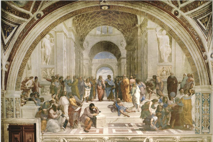 <p>Philosophy, The School of Athens (artist)</p>