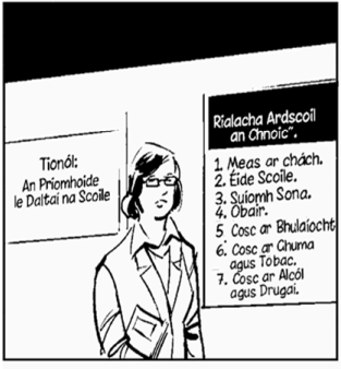 <p>Rialacha na Scoile (Paragraph 1)</p>