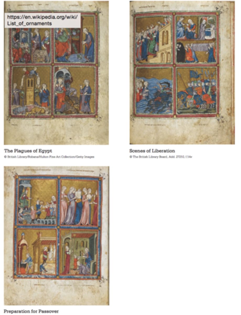 <p>Late medieval Spain</p><p>c. 1320 C.E.</p><p>Illuminated manuscript (pigments and gold leaf on vellum)</p>