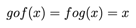 <p>Suppose f: I → R is a function on an interval I. Then we can say that “f is invertible (on I)” if there is a unique function, g, such that:<br></p>