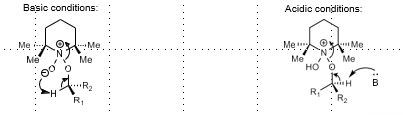<p>Alcohol to ketone/aldehyde</p>