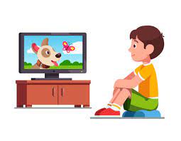 <p>Watch television (v.phr)</p>