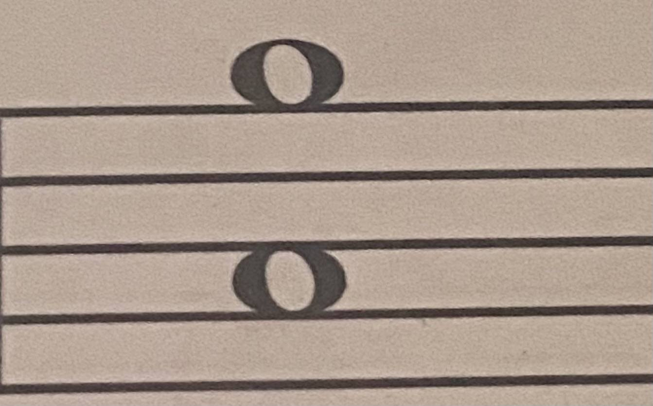 <p>Name the Left Hand Harmonic Interval</p>