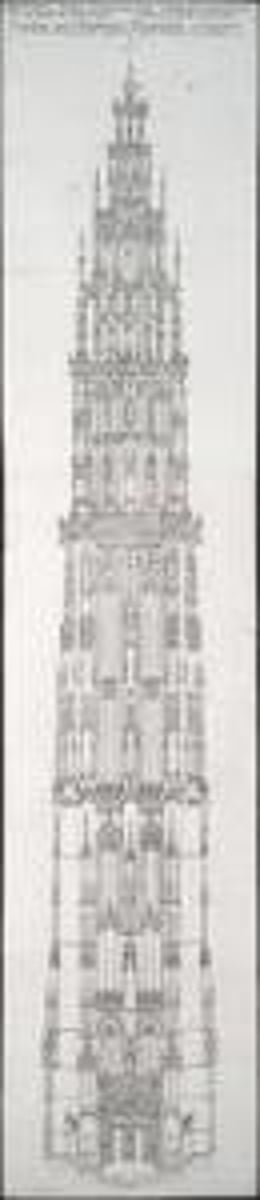 <p>late Gothic right side was built by Rombout Keldermans and Dominik van Waghemakere from 1482-1539. The left side, which is simpler and more classical, was constructed in<br>1635</p>