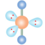 <p>Name the VSPR & angle</p>