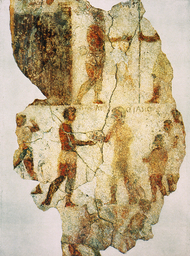 <p>Fresco fragment</p>