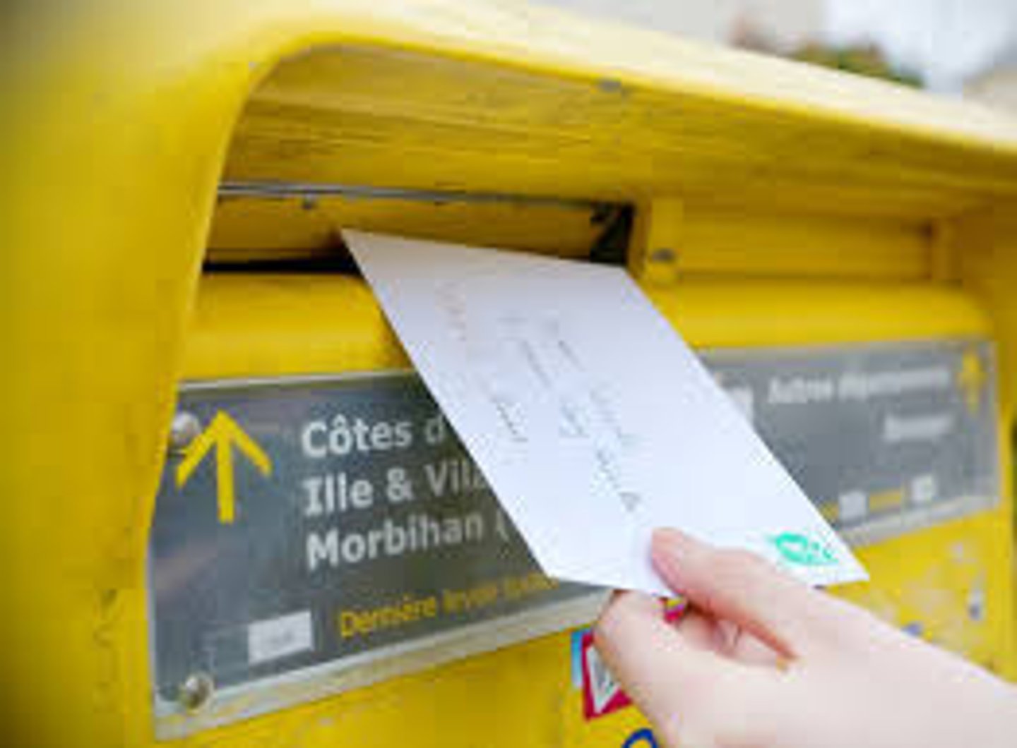 <p>to mail a letter</p>