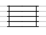 <p>The space between two bar lines, dividing the music into groups of beats.</p>