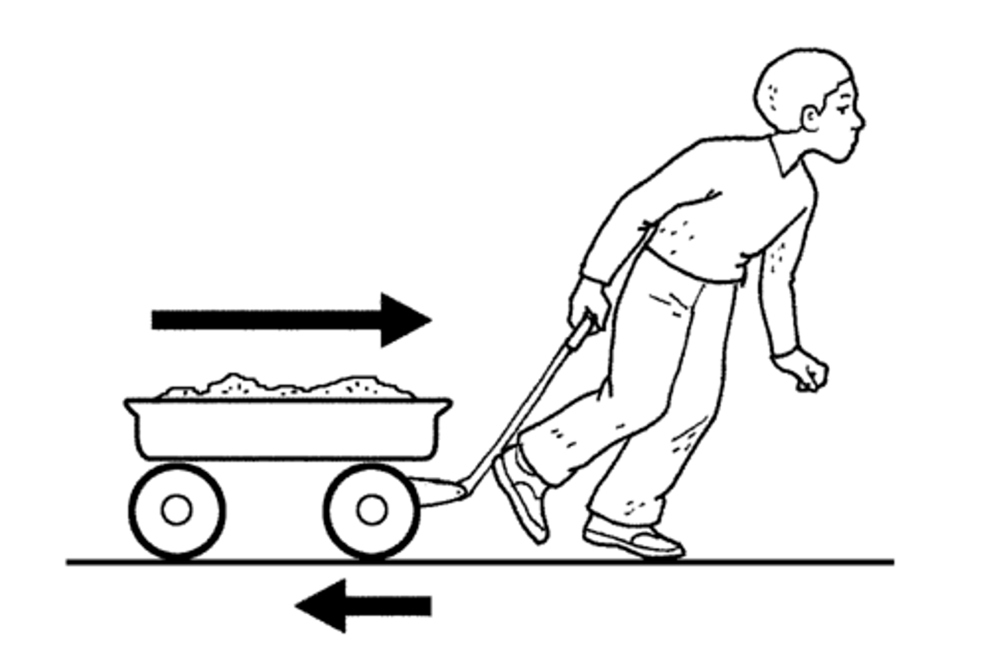 <p>-size of the arrows show force</p><p>-equal sized arrows show balanced forces</p><p>upwards force/upthrust/air resistance,</p><p>downwards force/weight, buoyancy</p><p>sideways forces/thrust/drag/friction</p>