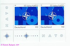 <p>NATO; a military alliance based on the North Atlantic Treaty which was signed in 1949; alliance in which its member states agree to mutual defense in response to an attack by any external party; consists of 28 member states across North America and Europe</p>