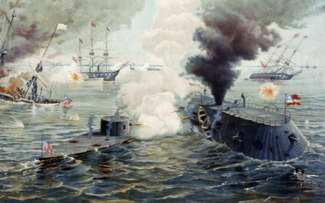 <p>battles at sea</p>