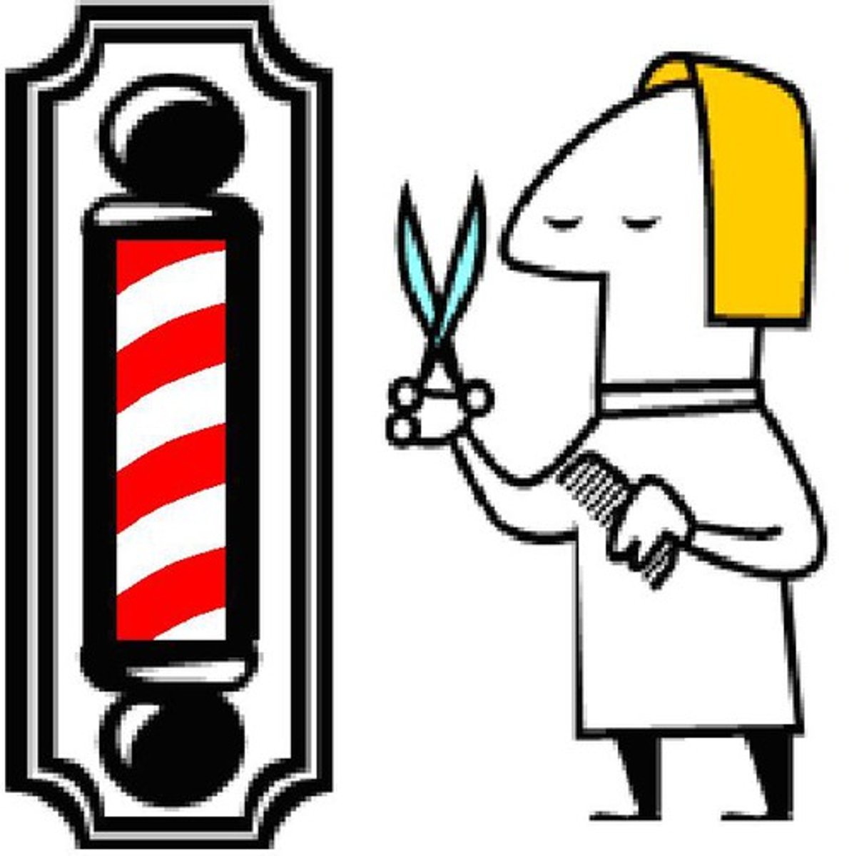 <p>A man, who underwent 6 months training, that did surgical operations and cut the hair of his patients</p>