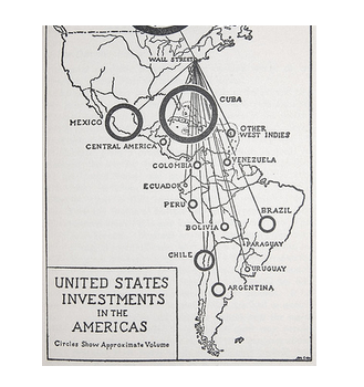 <p>This map and data discuss what US policy in Latin America</p>
