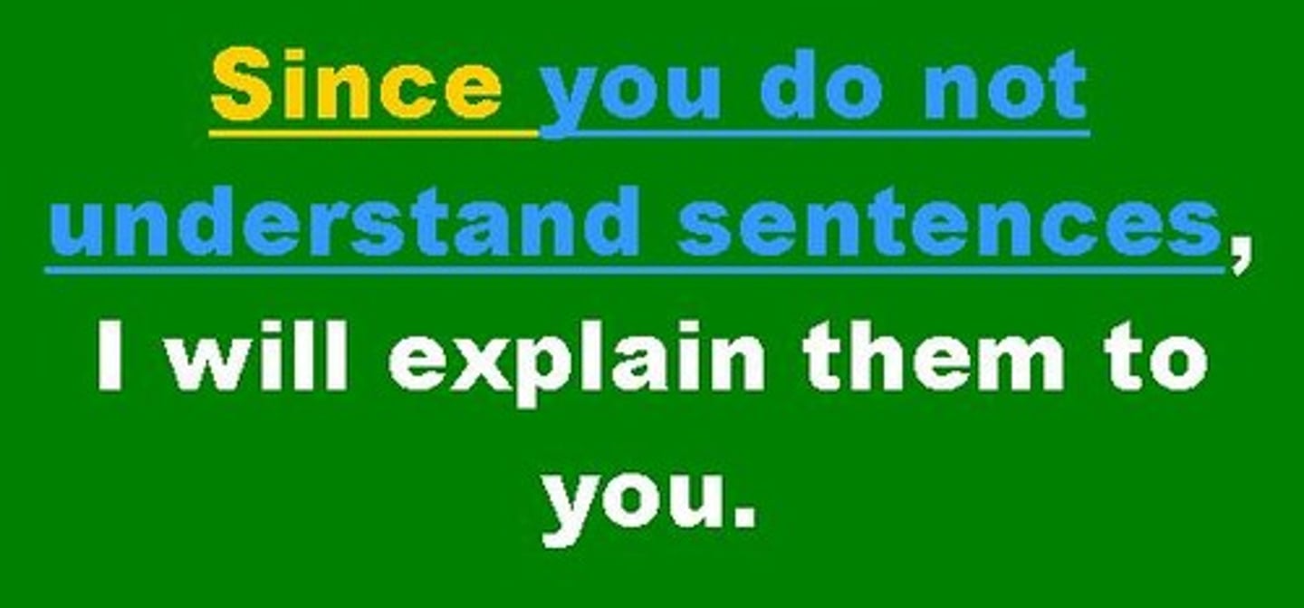 <p>A sentence with one independent clause and at least one dependent clause</p>