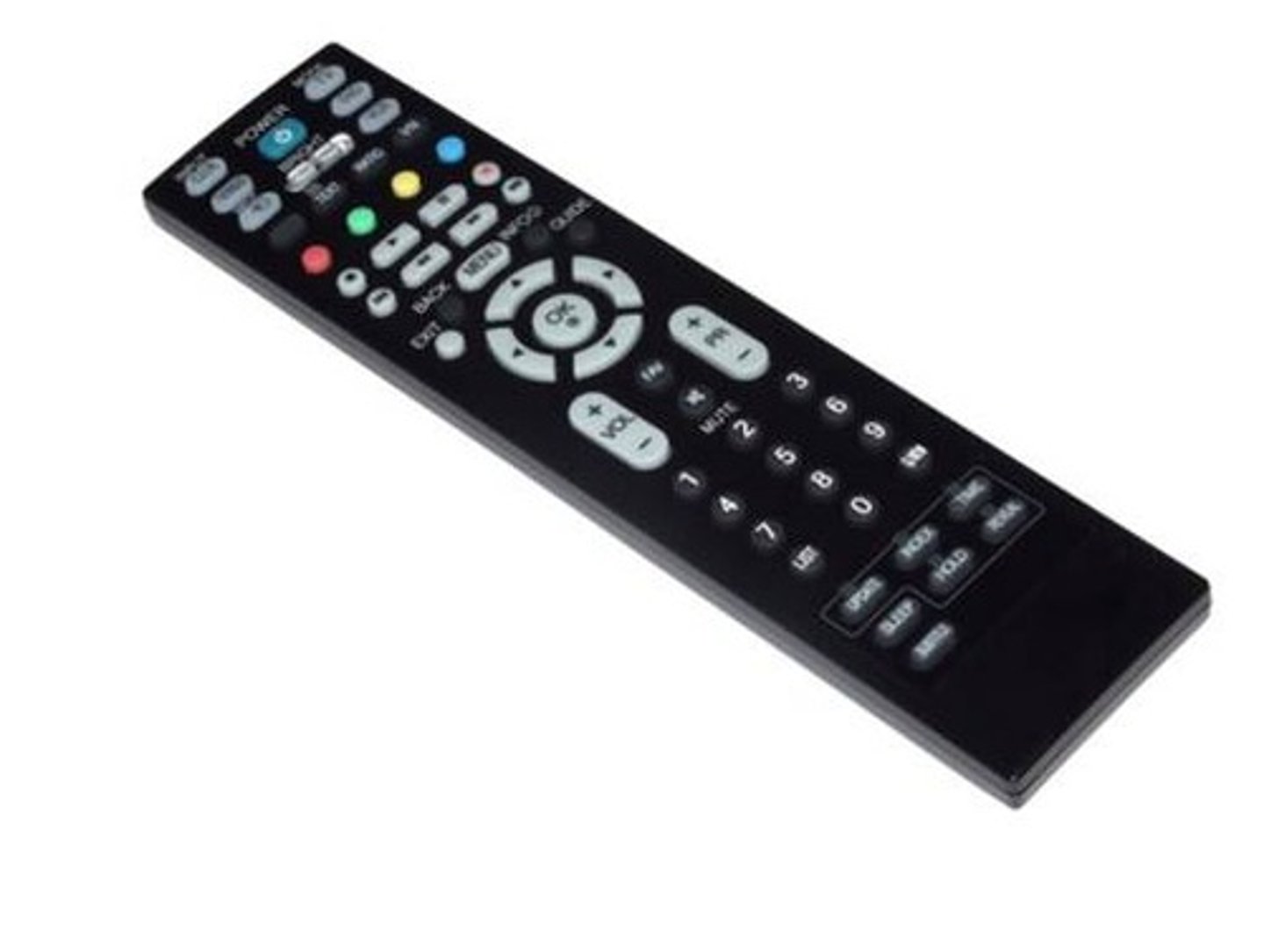 <p>Changes channels or settings on a TV or other device</p>