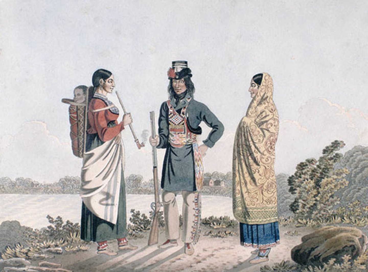 <p>People of mixed Native American and European descent. They have their own identity and culture.</p>