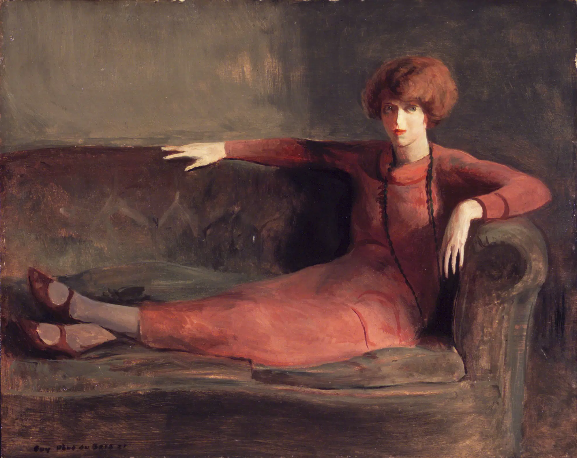 Who painted "Woman on Sofa"?