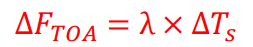 <p>It is assumed that changes in 𝐹𝑇𝑂𝐴 are proportional to changes in surface temperature (𝑇𝑠)</p>