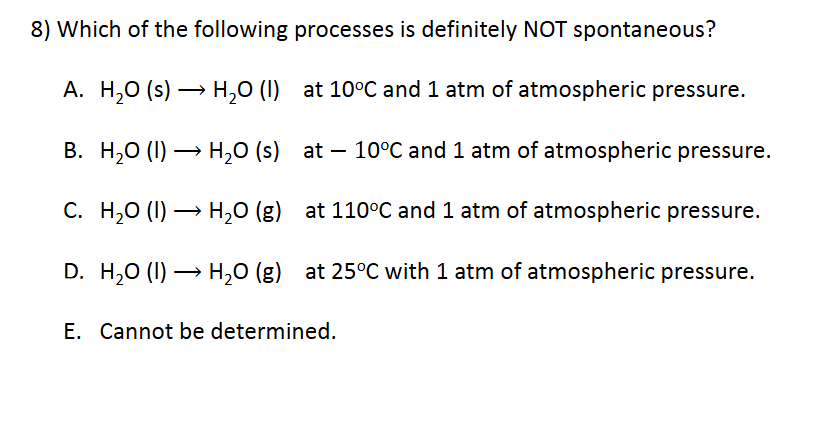 <p>Enthalpy and Spontaneity</p>