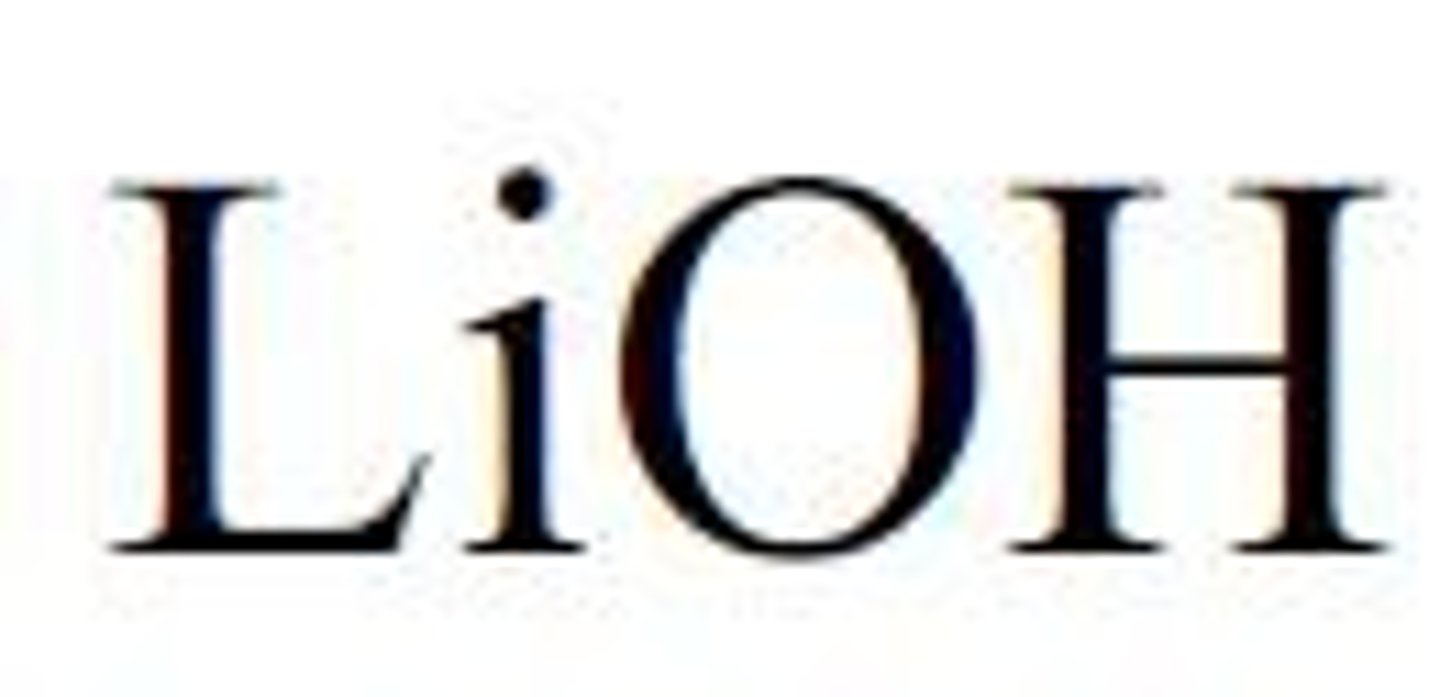 <p>LiOH</p>