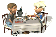 <p>eat dinner (chī wǎn fàn)</p>