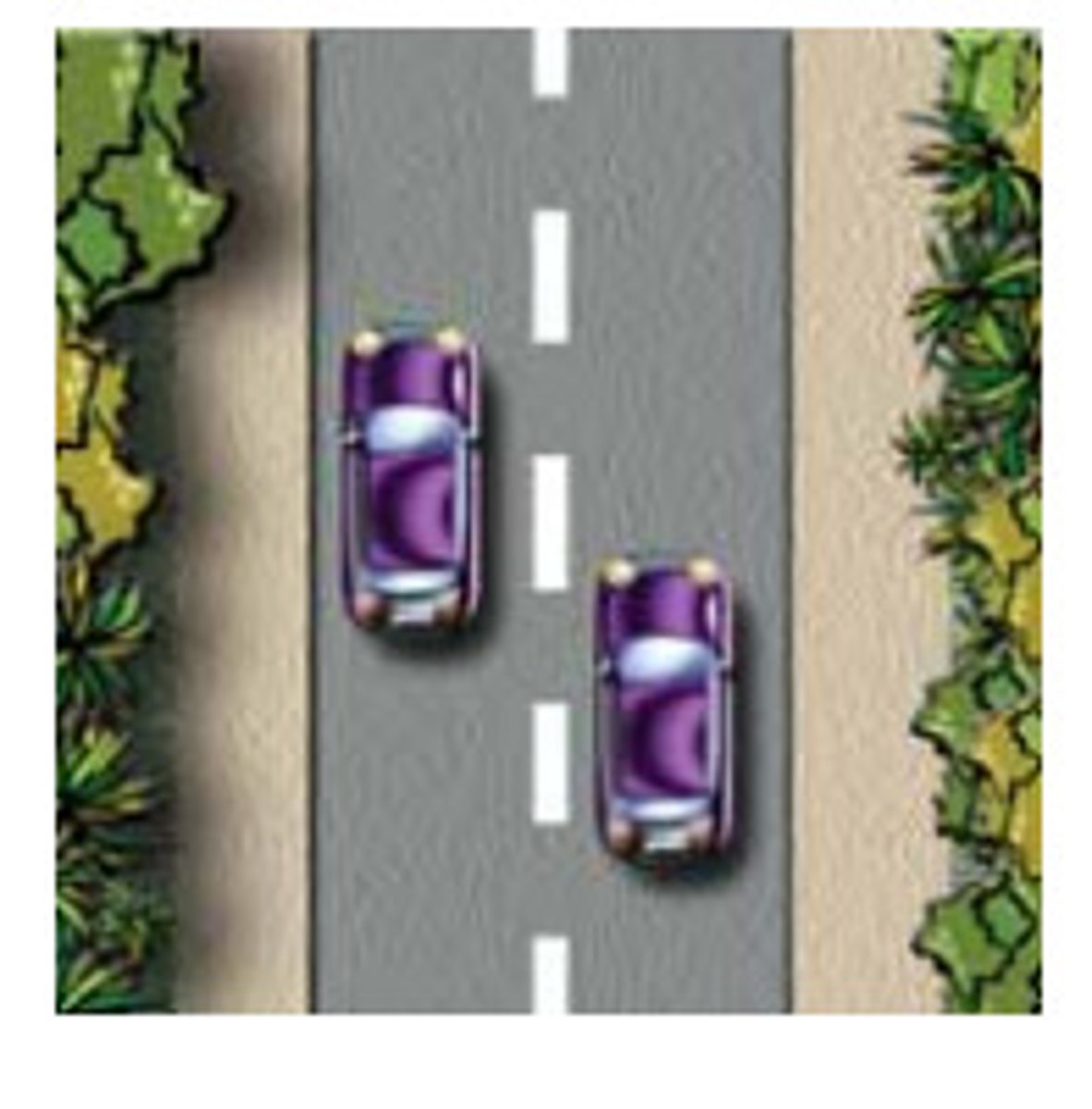 <p>The broken lane marker is white.</p>