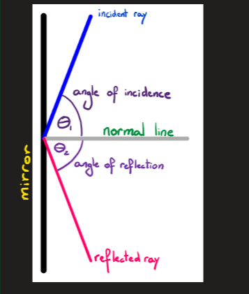 <p>what are the propreties of reflection</p>