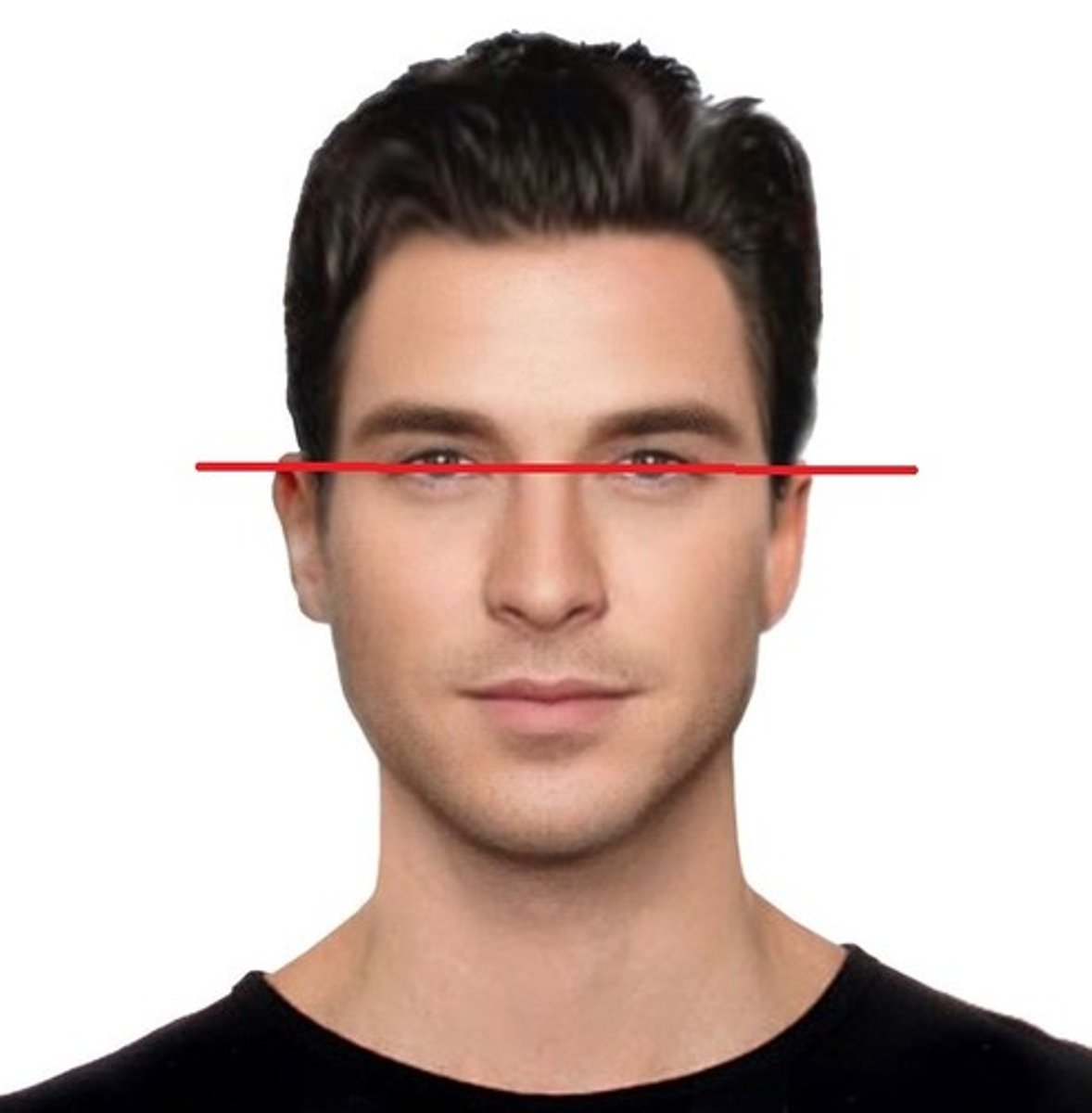 <p>Interpupillary line or IPL</p>