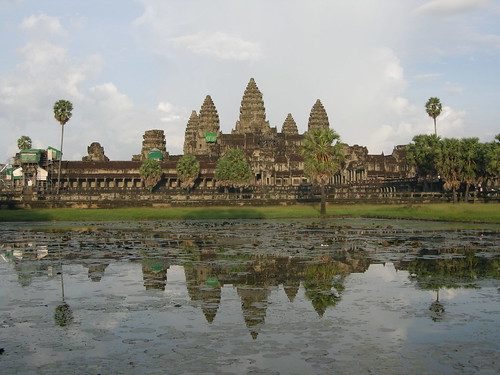 Built during the Khmer Empire in the capital of Angkor Thom, Hindu temple, shows the spread of Hinduism in SE Asia