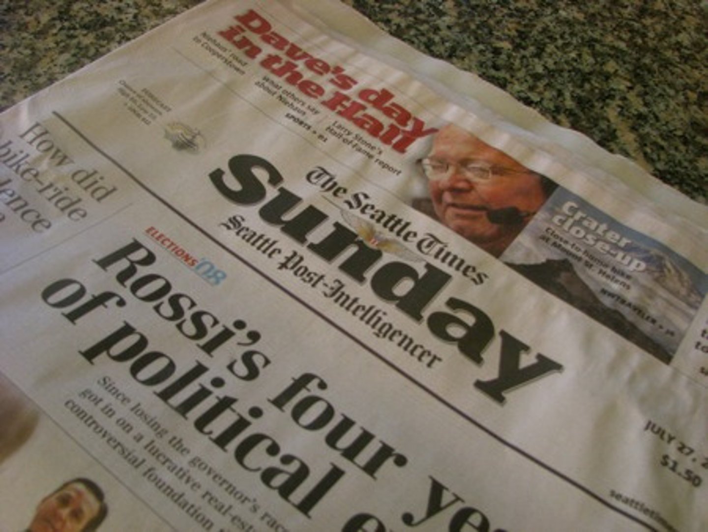 <p>Sunday supplement</p>