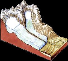 <p>velike kotanje skledaste oblike, kjer so ledeniki najdebelejši</p>