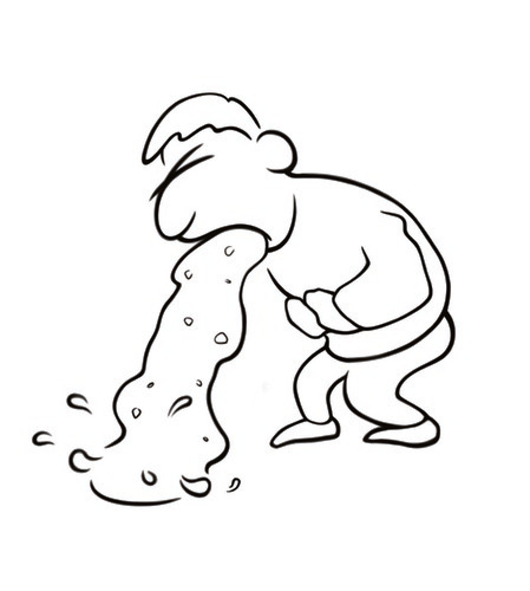 <p>the vomiting</p>
