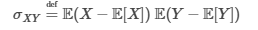 <ul><li><p>E(…) is the expected value of the probability distributions.</p></li></ul><p></p>