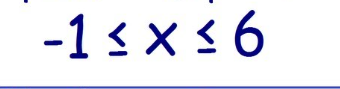 <p>Place the expression inside the absolute value bars between the negative and positive number it is being compared to. Solve for x</p>