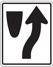 Stay to the right of the divider