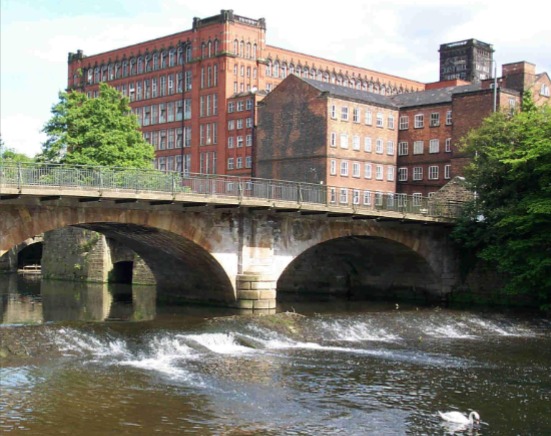 <p>Strutt, Belper, England, 1803, textile mill. Example of how new technology makes its ways into buildings. Mill runs on wheel that fuels production. Mills have existed since romans and water mills since the renaissance. Mill building needed to be large to house machinery and store products. Cited by water and open spaces. Great fire risk due to dust and fabric. Cast iron reduced the risk of fires and allowed a lot more space with a lot less material. To build parts were pre-fabricated to make construction faster and sometimes covered in terracotta to reduce fire risk more.    </p>