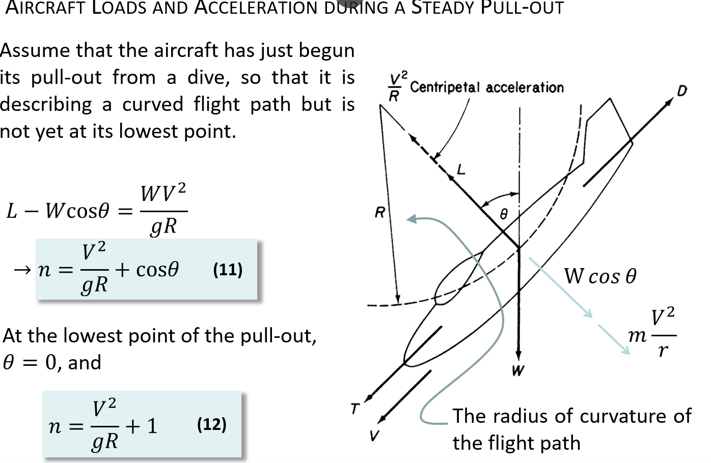 <p>load factor = limitations of an aircraft are defined by airworthiness regulations</p>