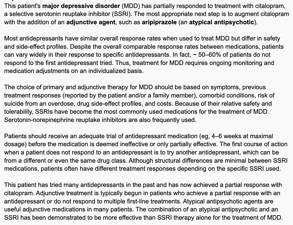 <p>MDD Adjuctive Treatment</p>