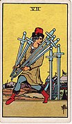 <p>Seven of Swords</p>