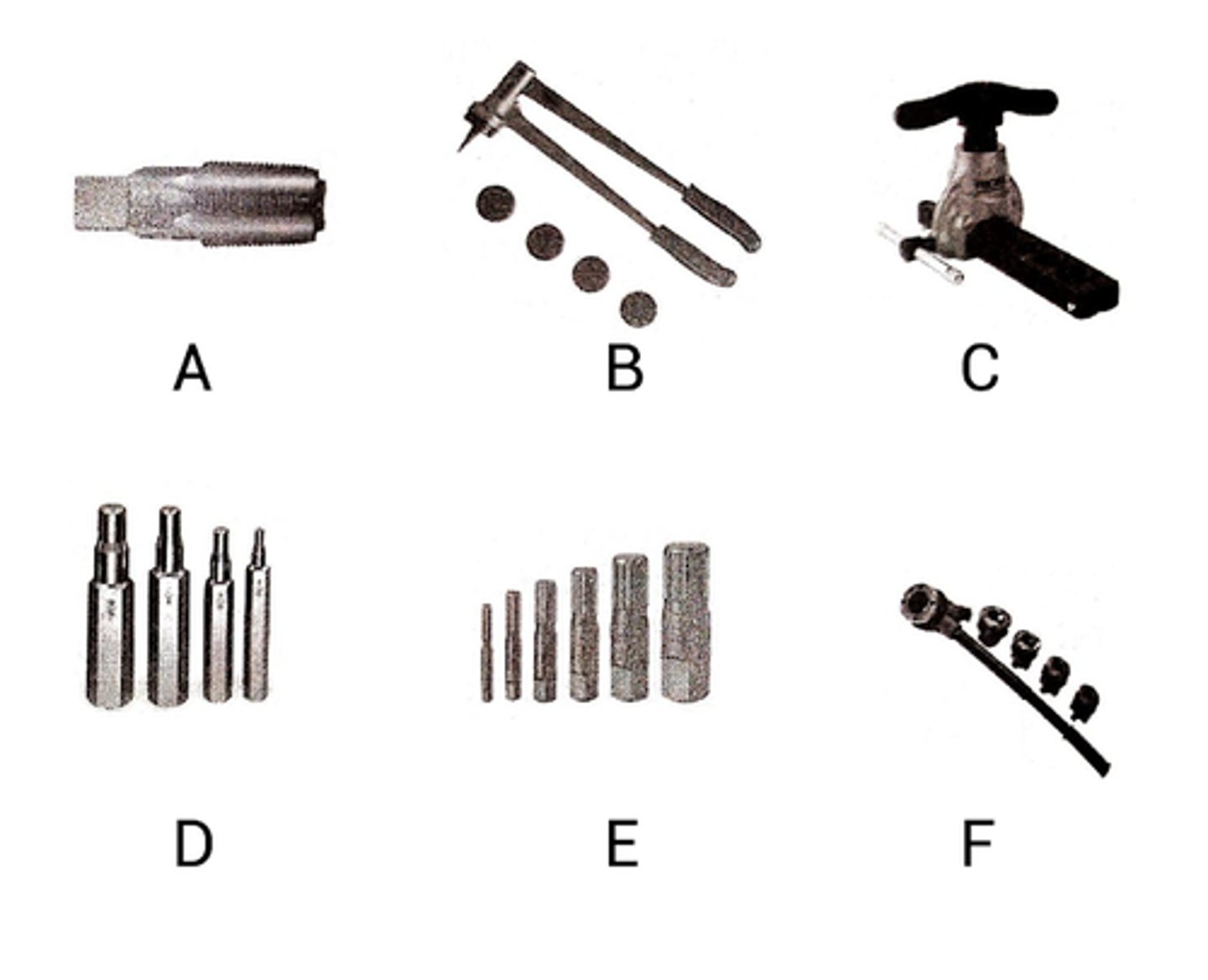 <p>Identify tool E.</p>