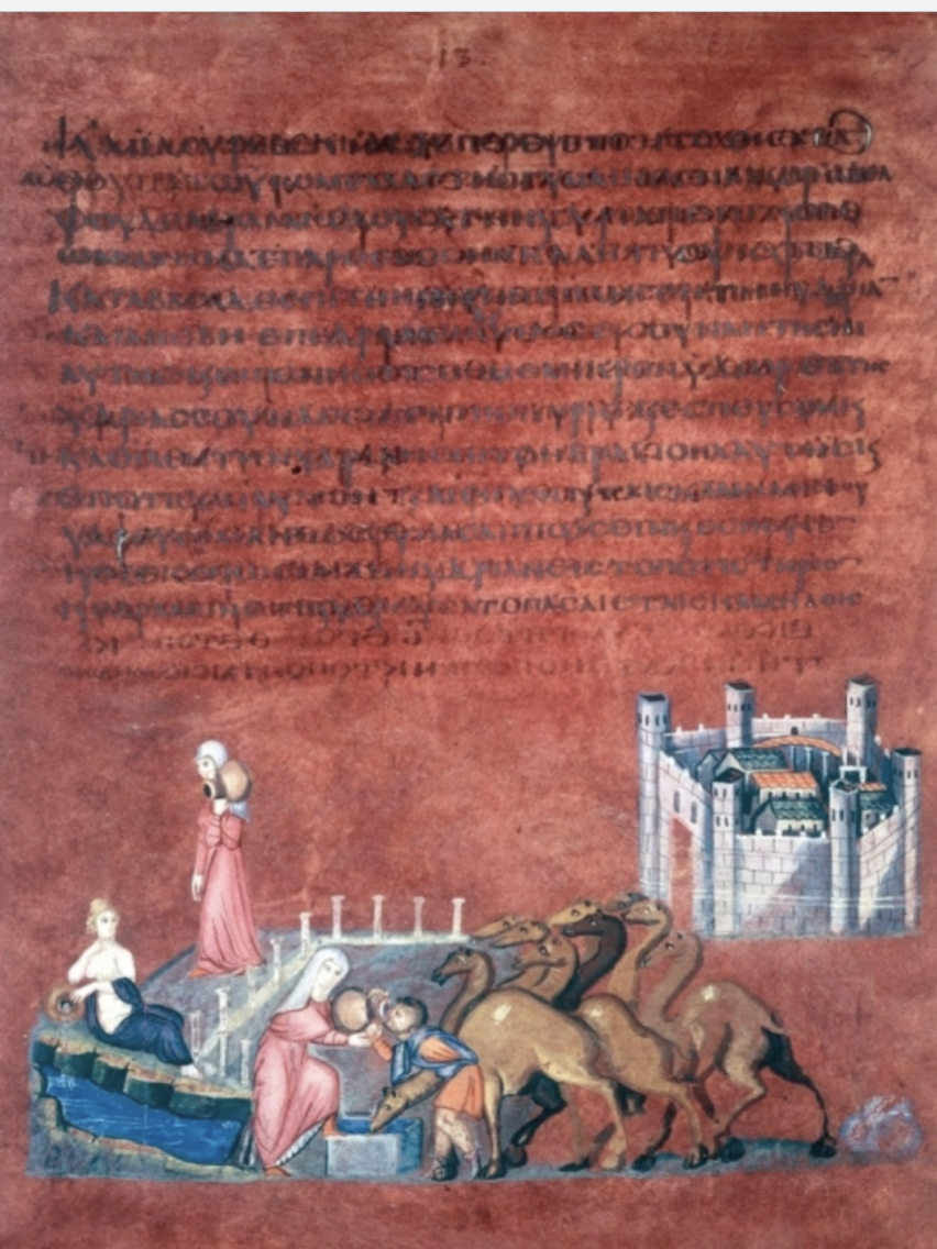 <ol><li><p><strong>Luxury Materials and Craftsmanship</strong>: The use of tempera, gold, and silver on purple-dyed parchment highlights the manuscript's high value, showcasing the wealth of its owners and the intricate craftsmanship involved.</p></li><li><p><strong>Transition to Book Format</strong>: The codex format, with pages folded like a brochure, represents a significant advancement from scrolls, marking a shift in how texts were produced and read.</p></li><li><p><strong>Cultural Significance</strong>: As a hand-written Latin manuscript owned by wealthy individuals and churches, the "Vienna Genesis" reflects the importance of literacy, religion, and art in early medieval society.</p></li></ol><p></p>