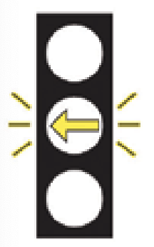 <p>Flashing Yellow Arrow </p>