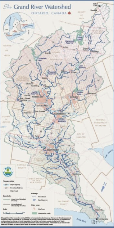 <p>Grand River Watershed </p>