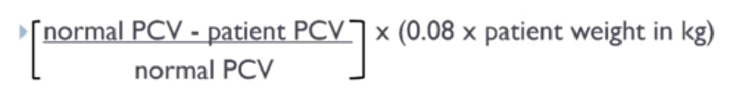 <p>((36 - 10) / 36) (0.08) (500) = (26/36) * 40 = 29L LOST</p><p>Give 20 - 40% of lost, or 5.8 - 11.6 Liters</p>