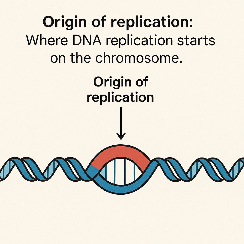 <p>Origin of replication</p>