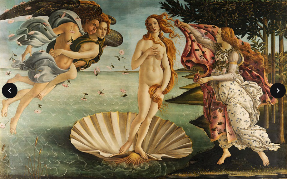 <p>nasterea lui venus - sandro boticelli</p>